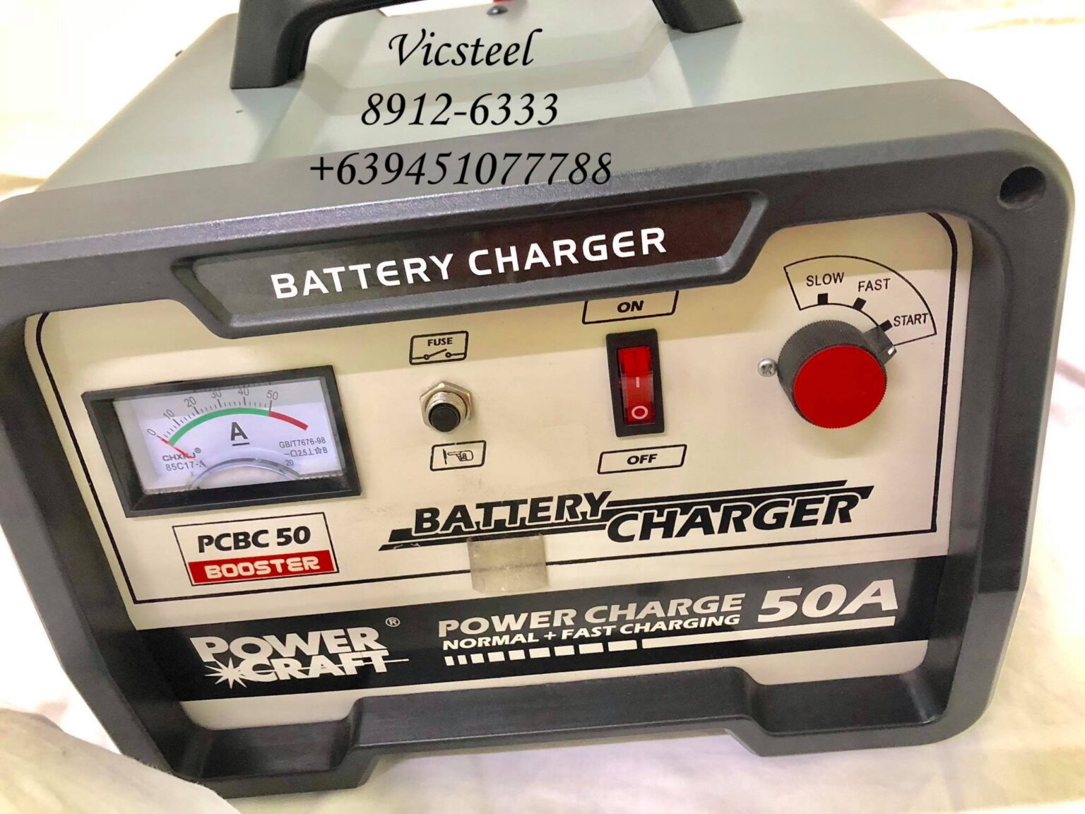 Powercraft Battery Charger 50 amp Vicsteel