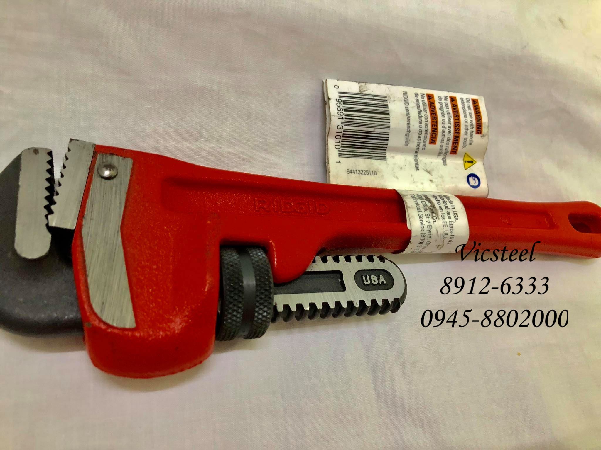 Ridgid Pipe Wrench Vicsteel